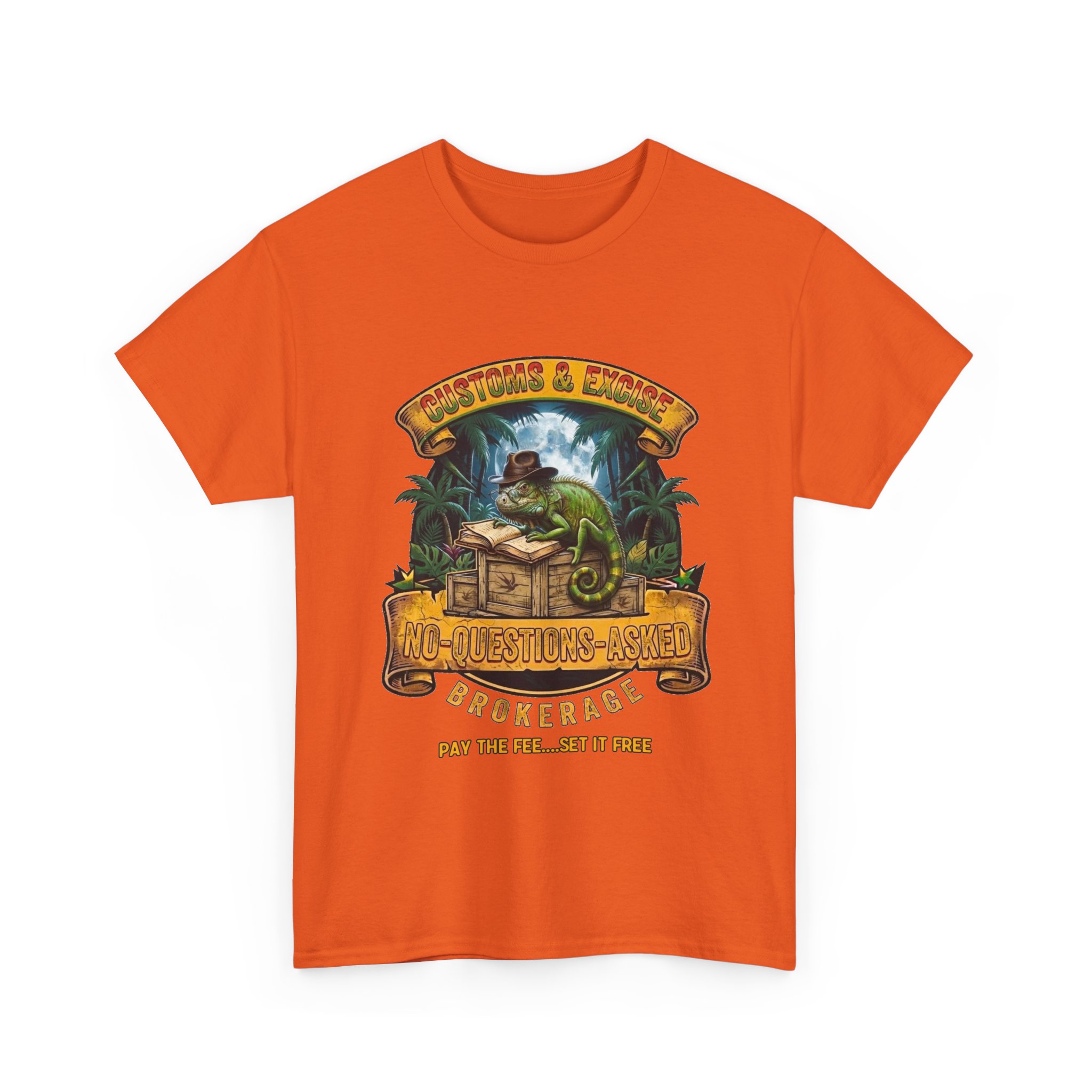 No Questions Asked Vintage Tropical Graphic Tee